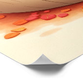 Capybara Hot Tub Relaxation Sticker Capybara Lover Poster (Ecke)