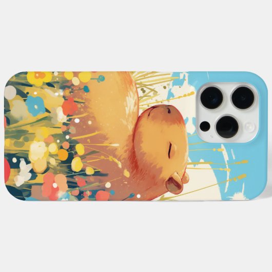 Capybara im Traumgebiet Case-Mate iPhone Hülle (Rückseite (Horizontal))
