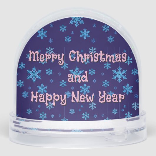 Capybara in der Weihnachtsmannmütze Weihnachtsschn Schneekugeln (Rückseite)