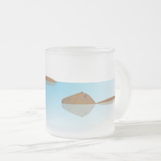 Capybara & Initials Mattierte Tasse (VorderseiteRechts)
