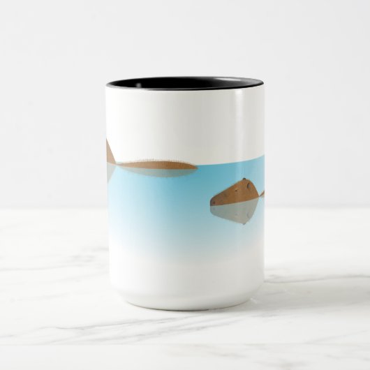 Capybara & Initials-Tasse Tasse (Zentrum)