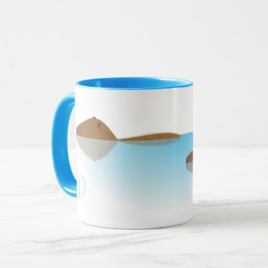 Capybara & Initials-Tasse Tasse (Vorderseite Links)