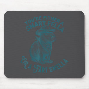 Capybara Intelligenter Kerl Furz Stinkefreund Lust Mousepad