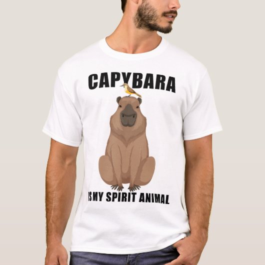 Capybara ist mein Geist T-Shirt (Vorderseite)