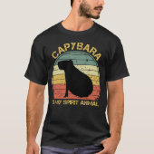 Capybara ist mein Geist T-Shirt (Vorderseite)