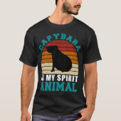 Capybara ist mein Geist-Tier-T - Shirt (Vorderseite)
