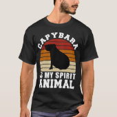 Capybara ist mein Geist-Tier-T - Shirt (Vorderseite)