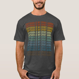 Capybara ist mein Seelentier Capybara Freunde T-Shirt