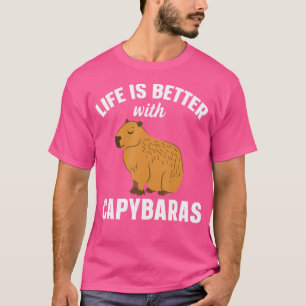 Capybara ist mit Capybaras besser. T-Shirt