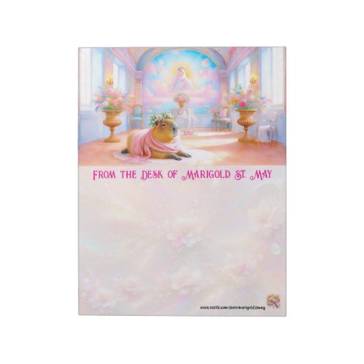 Capybara Jesus Notepad Notizblock (Rotiert)