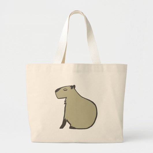 capybara jumbo stoffbeutel (Vorne)