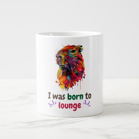 Capybara Jumbo-Tasse (Vorderseite)