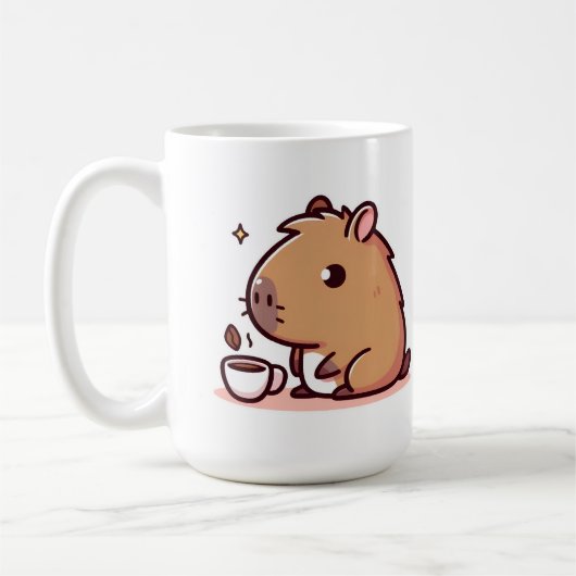 Capybara-Kaffeeliebhaber Kaffeetasse (Links)