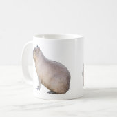 Capybara Kaffeetasse (Vorderseite Links)