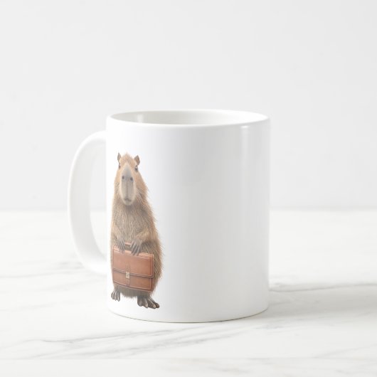 Capybara Kaffeetasse (Vorderseite Links)
