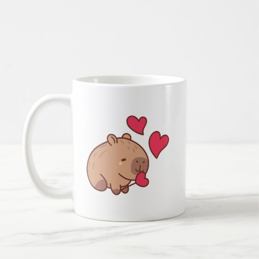 Capybara Kaffeetasse (Links)
