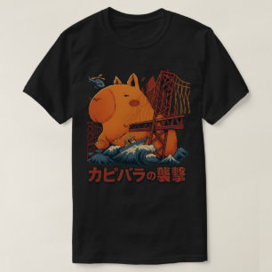 Capybara-Kaiju-Angriff – Riesennager-Wütigkeit T-Shirt