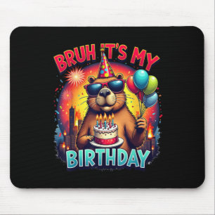 Capybara Kaiju Geburtstagspartei Japan Monster Cap Mousepad