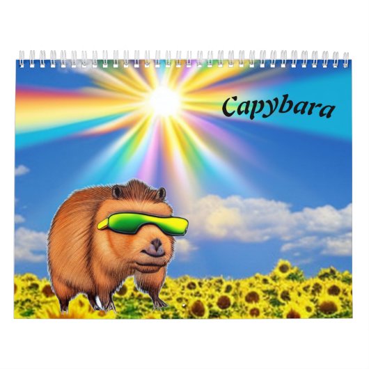Capybara Kalender (Titelbild)