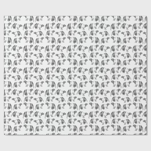 Capybara Karate Geschenkpapier (Flach)