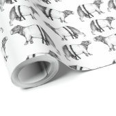Capybara Karate Geschenkpapier (Rolleneckpunkt)