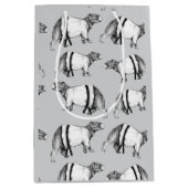 Capybara Karate Mittlere Geschenktüte (Vorderseite)