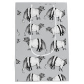 Capybara Karate Mittlere Geschenktüte (Rückseite)