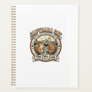 Capybara Katze Capybara Chill Katze Vintage Vektor Planer