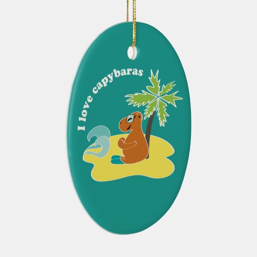 Capybara Keramikornament (Rechts)