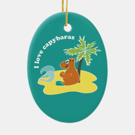 Capybara Keramikornament (Hinten)