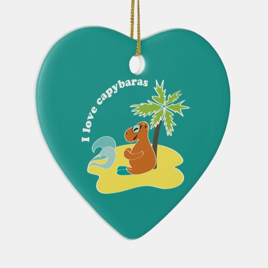 Capybara Keramikornament (Rechts)