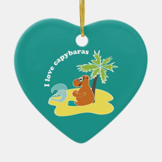 Capybara Keramikornament (Vorne)
