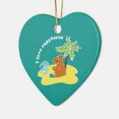 Capybara Keramikornament (Links)