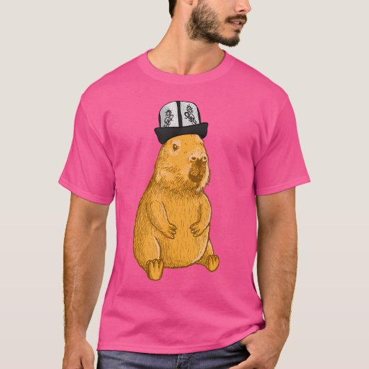 Capybara Kirgisistan Hat T-Shirt (Vorderseite)
