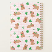 Capybara-Klee-Rosa Planer (Rückseite)