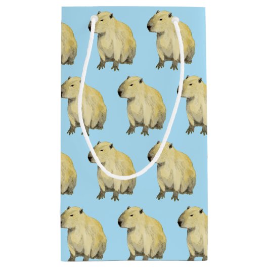 Capybara Kleine Geschenktüte (Rückseite)