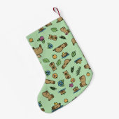 Capybara Kleiner Weihnachtsstrumpf (Rückseite (Hängend))