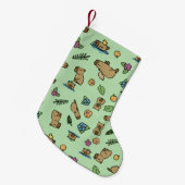 Capybara Kleiner Weihnachtsstrumpf (Vorderansicht (hängend))
