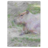 Capybara Klemmbrett (Rückseite)