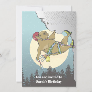 Capybara Klettern Einladung