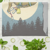 Capybara Klettern Geschirrtuch (Gefaltet)