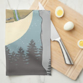 Capybara Klettern Geschirrtuch (Viertel Falte)