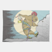 Capybara Klettern Geschirrtuch (Horizontal)