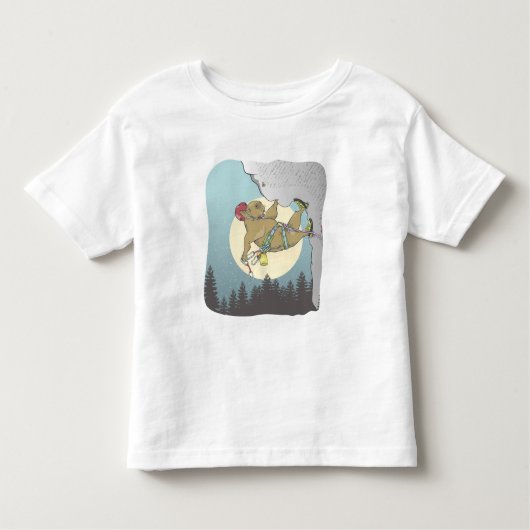 Capybara Klettern Kleinkind T-shirt (Vorderseite)