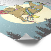 Capybara Klettern Poster (Ecke)