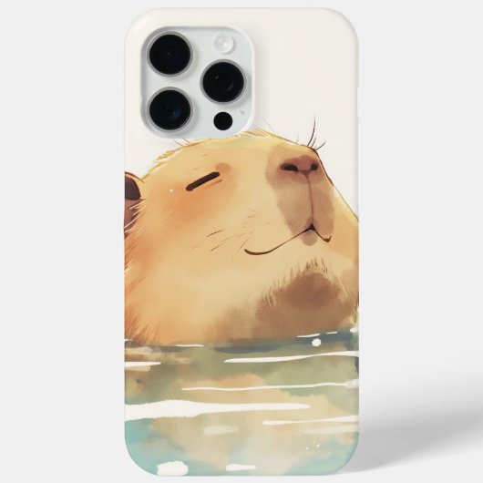 Capybara-Kühlung Case-Mate iPhone Hülle (Rückseite)