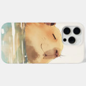 Capybara-Kühlung Case-Mate iPhone Hülle (Rückseite (Horizontal))