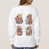Capybara-kun loves Japan Sweatshirt (Rückseite)