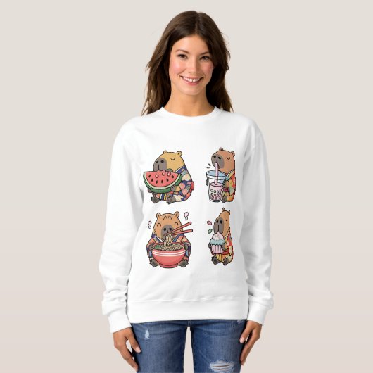 Capybara-kun loves Japan Sweatshirt (Vorne ganz)