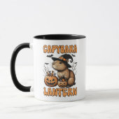 Capybara Lantern Halloween Tasse (Links)